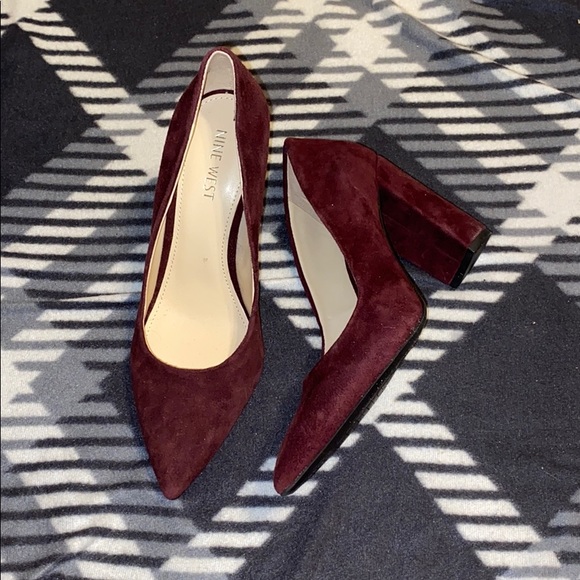 Nine West Shoes - Nine West Suede Heels*EUC*